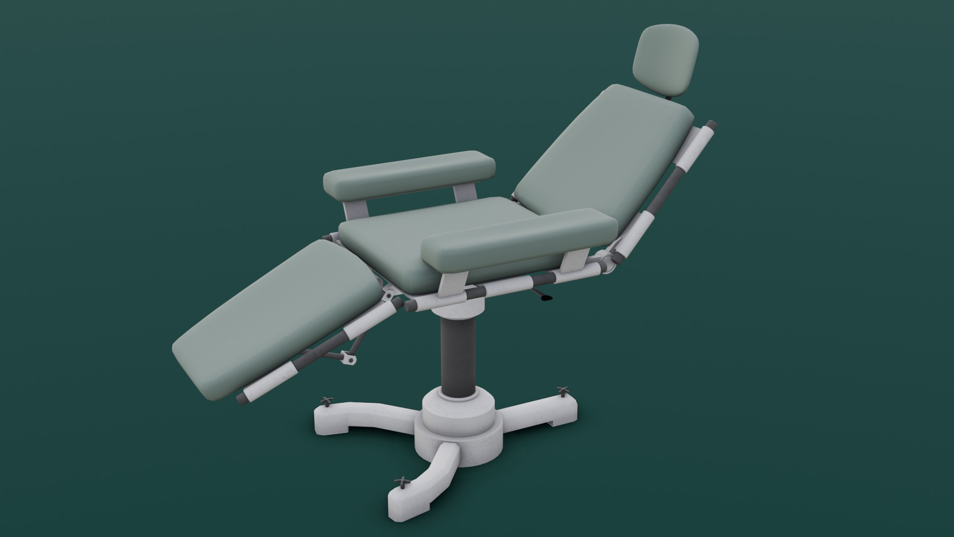 Medical Chair 3D Model Low-poly 3D model_15