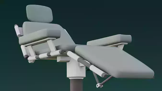 Medical Chair 3D Model 