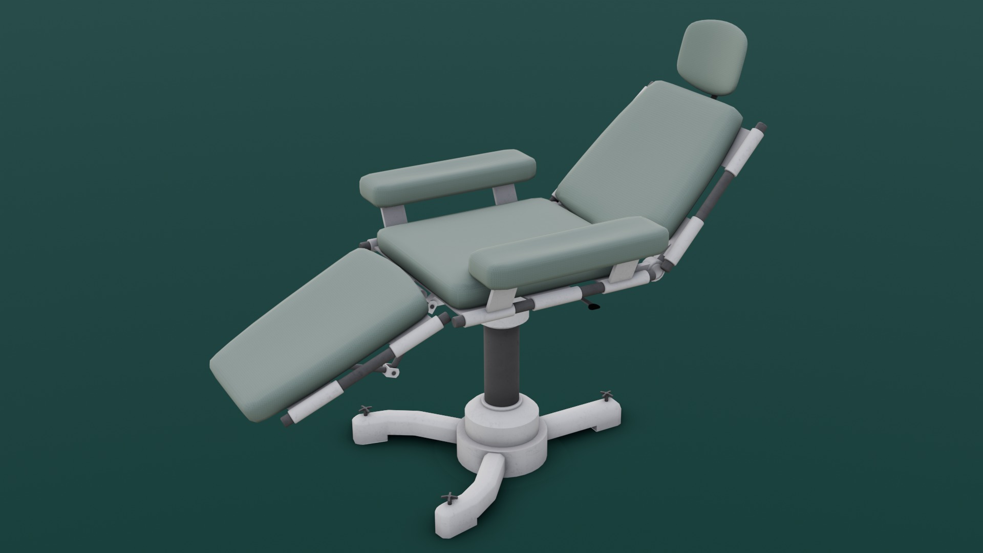 Medical Chair 3D Model Low-poly 3D model_17