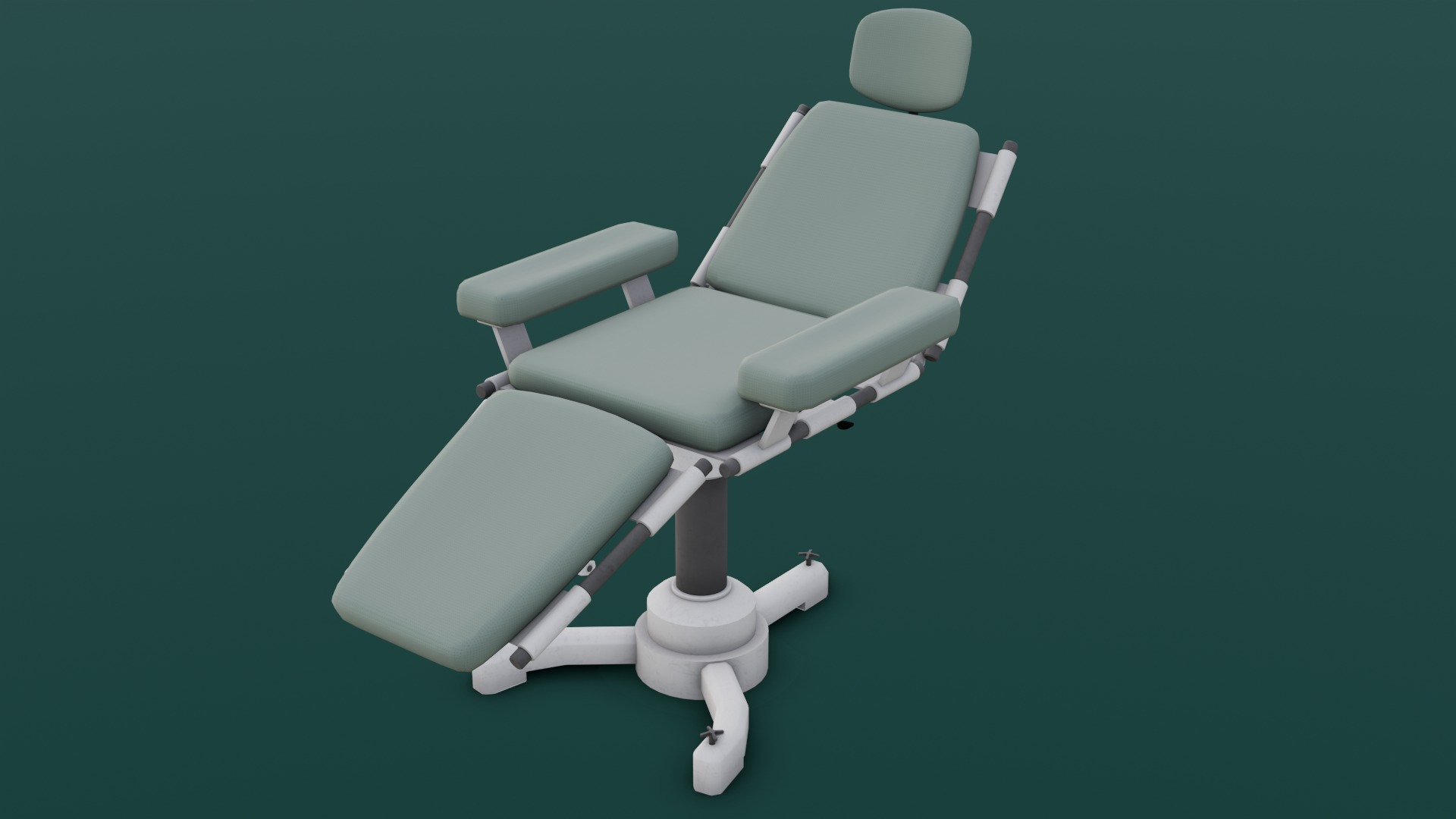 Medical Chair 3D Model Low-poly 3D model_5