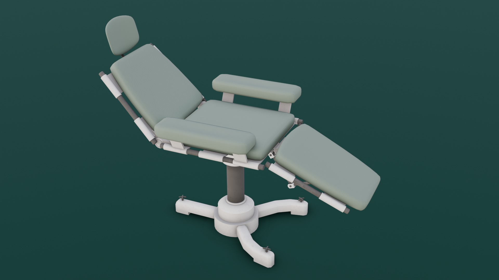 Medical Chair 3D Model Low-poly 3D model_11