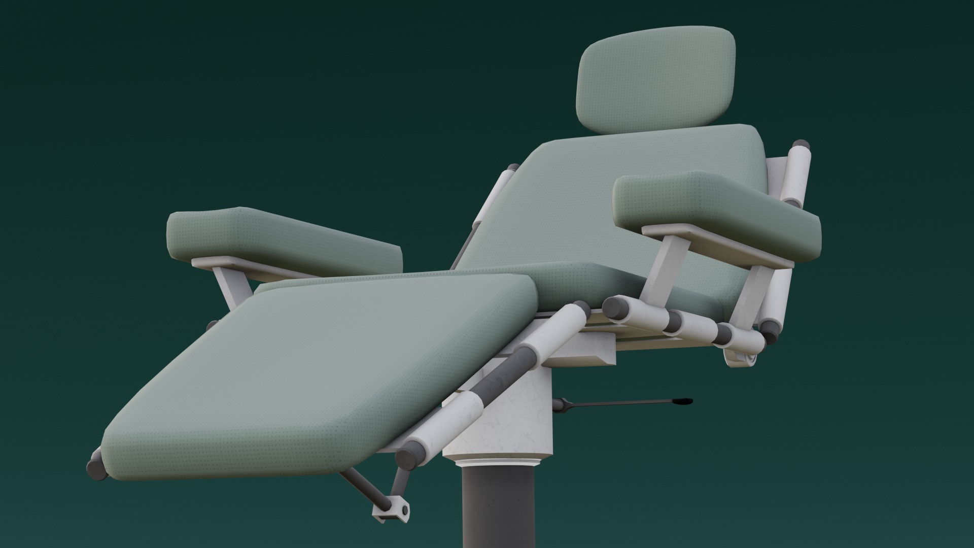 Medical Chair 3D Model Low-poly 3D model_1