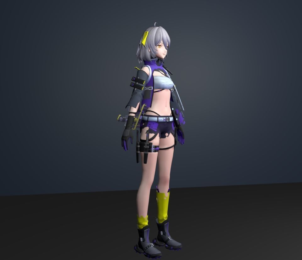 acacia 3D model_3
