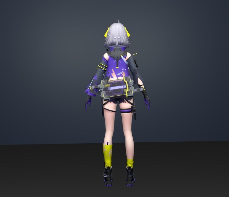acacia 3D model_4