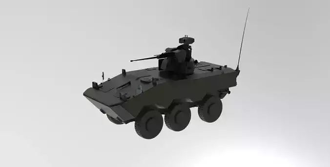 VBTP-MR Guarani Armored Personnel Carrier Vehicle 3D model