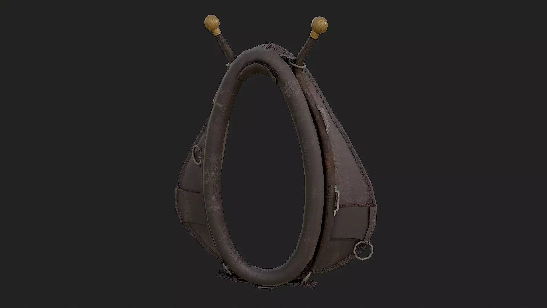 Horse Collar Low-poly 3D model