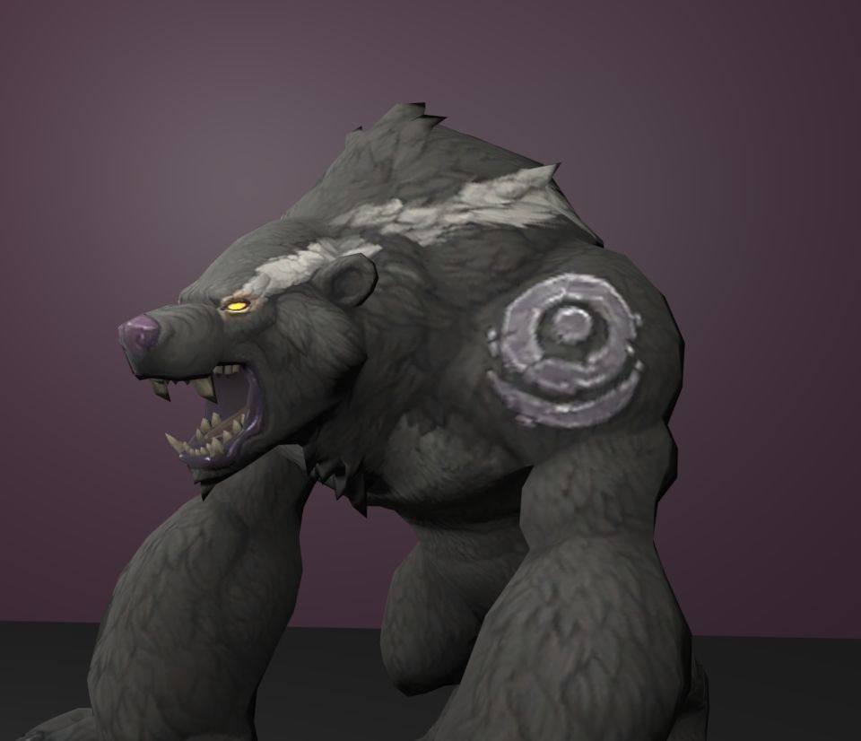 werebear 3D model_2