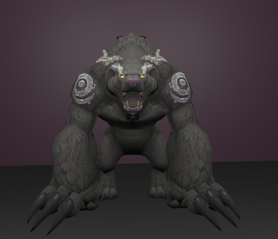werebear 3D model_1