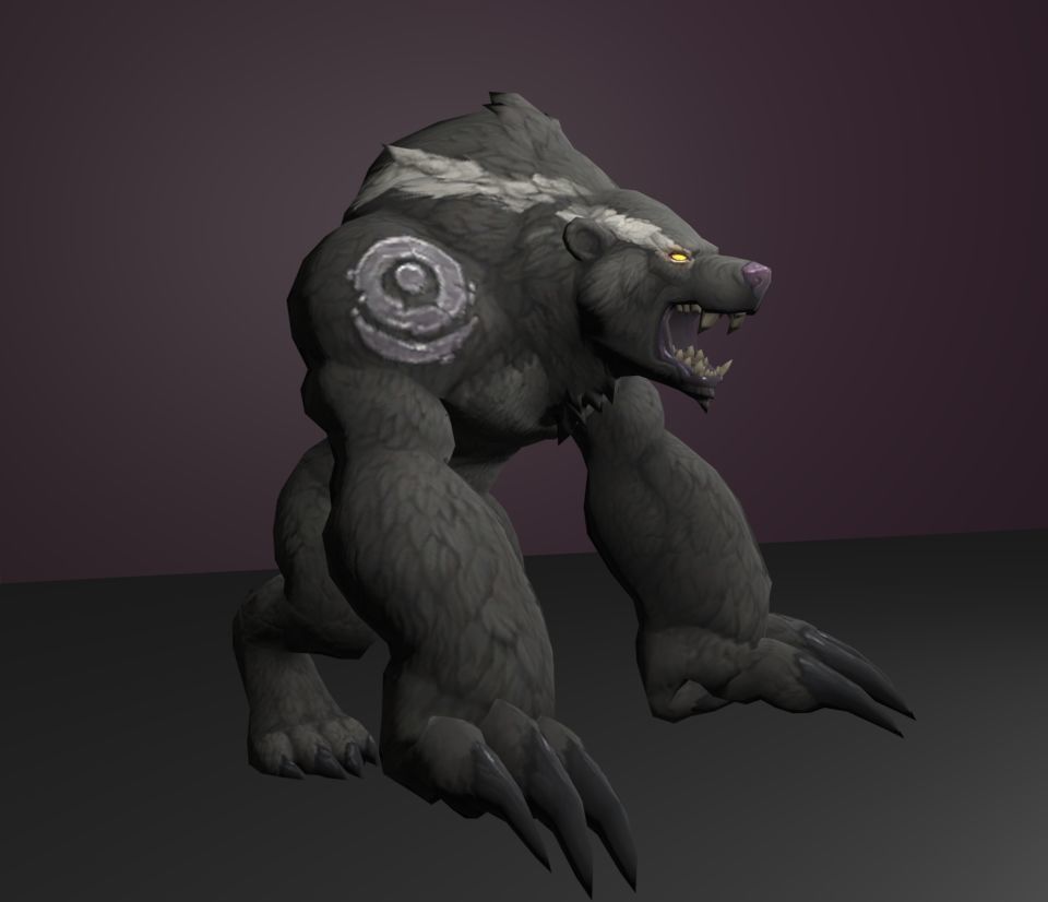 werebear 3D model_3