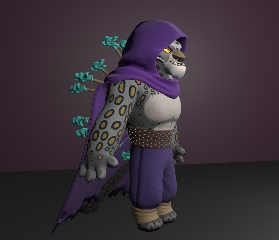 tai lung 3D model_4