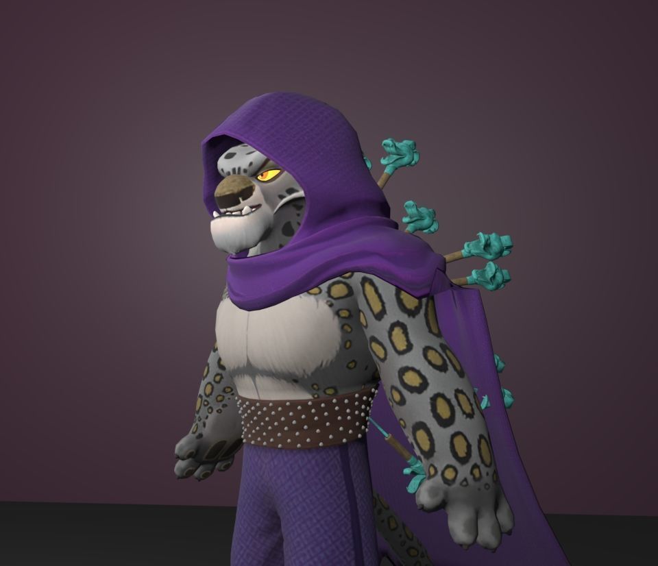 tai lung 3D model_2