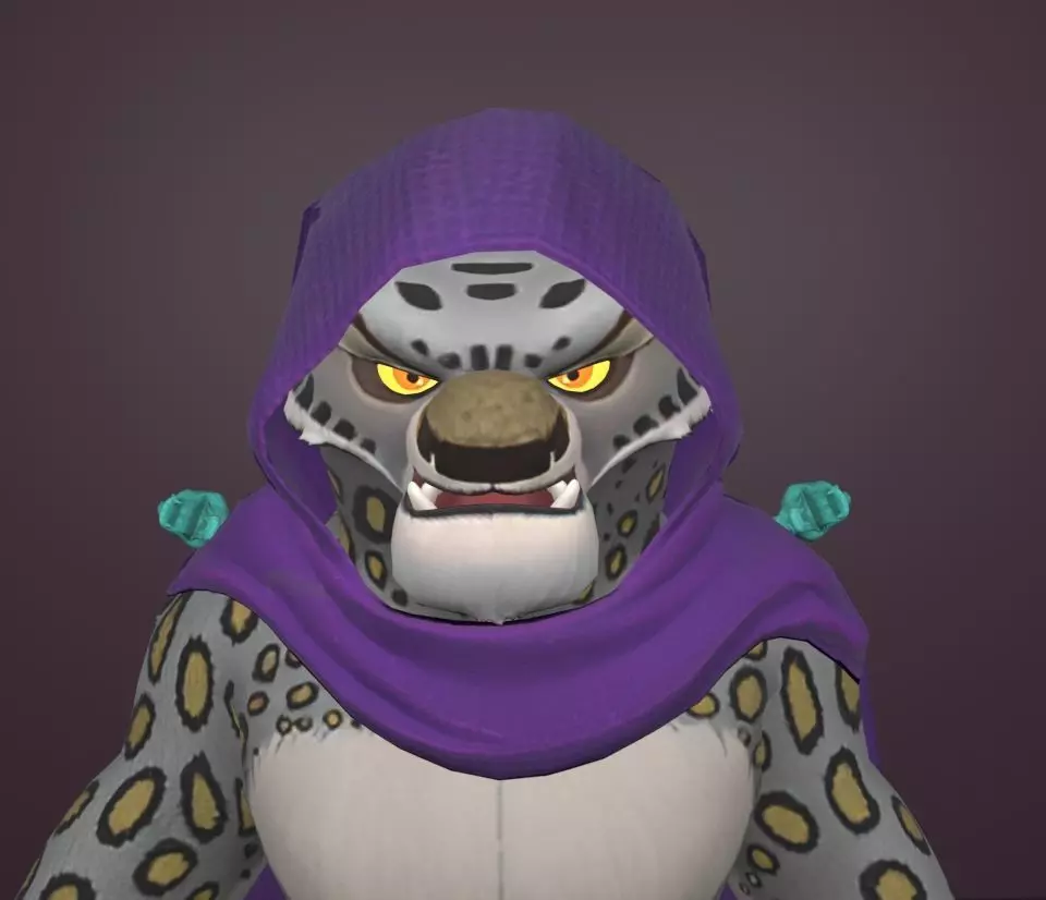 tai lung 3D model_0