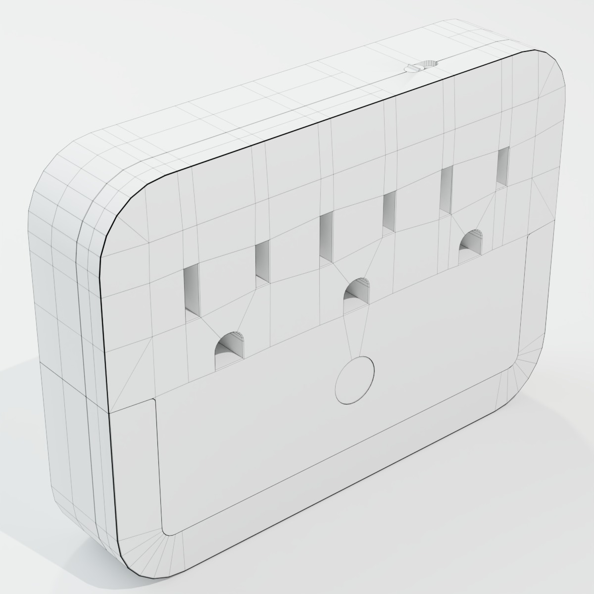 LAGIVINE Multiplug Wall Mount Outlet Extender - Night Light 3D model_2