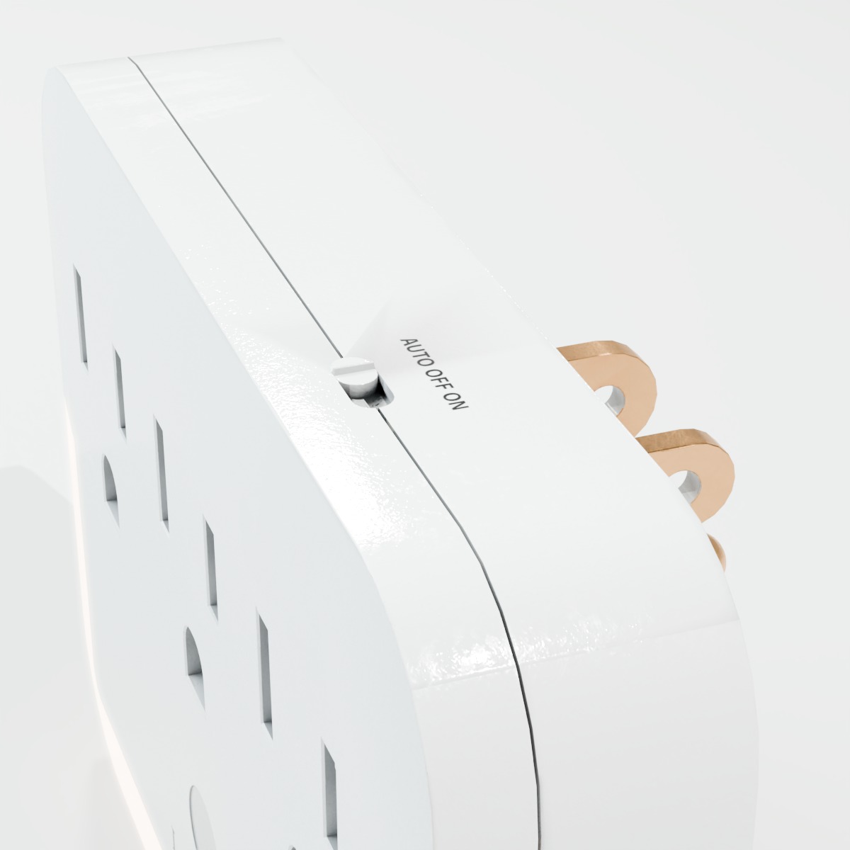 LAGIVINE Multiplug Wall Mount Outlet Extender - Night Light 3D model_4