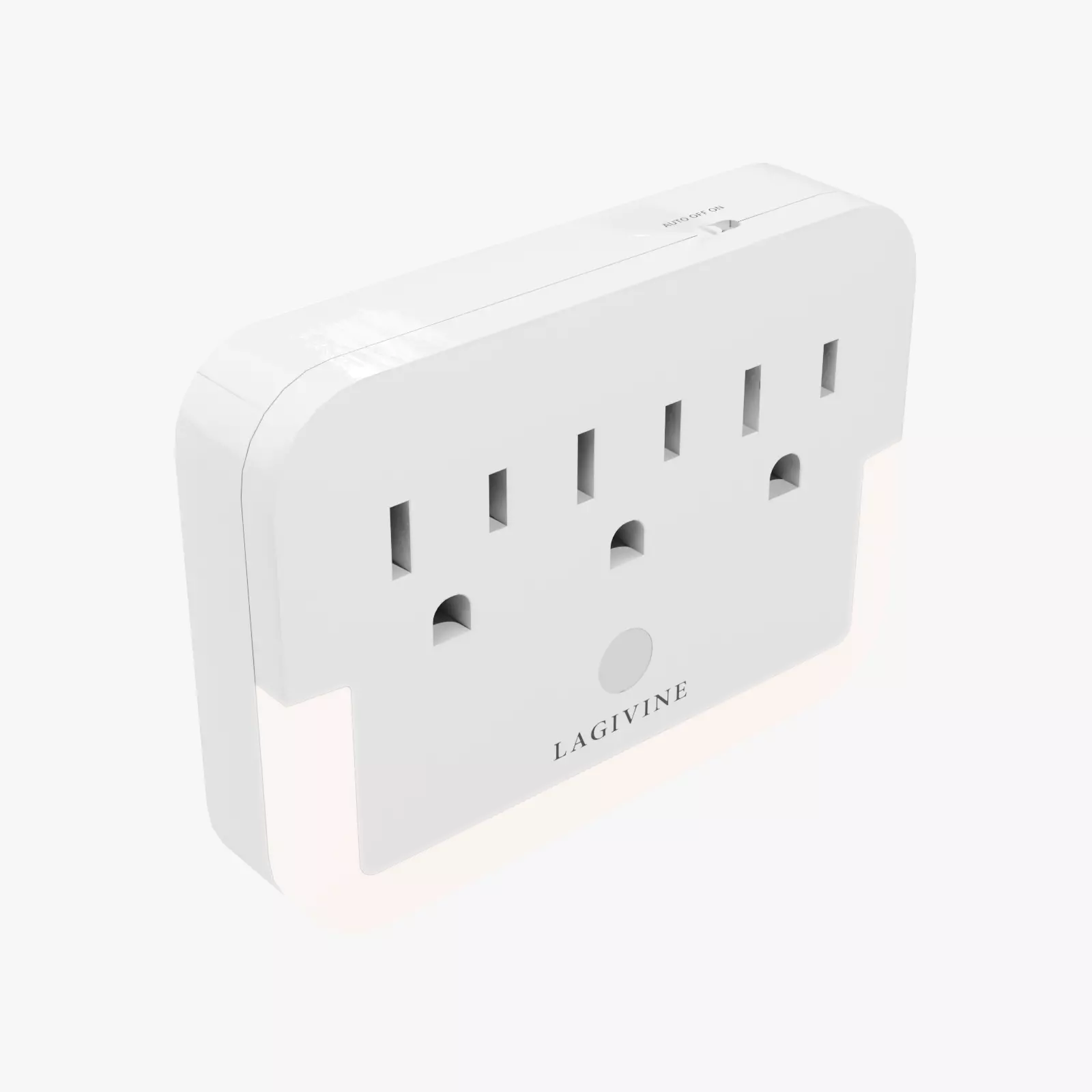 LAGIVINE Multiplug Wall Mount Outlet Extender - Night Light 3D model_0