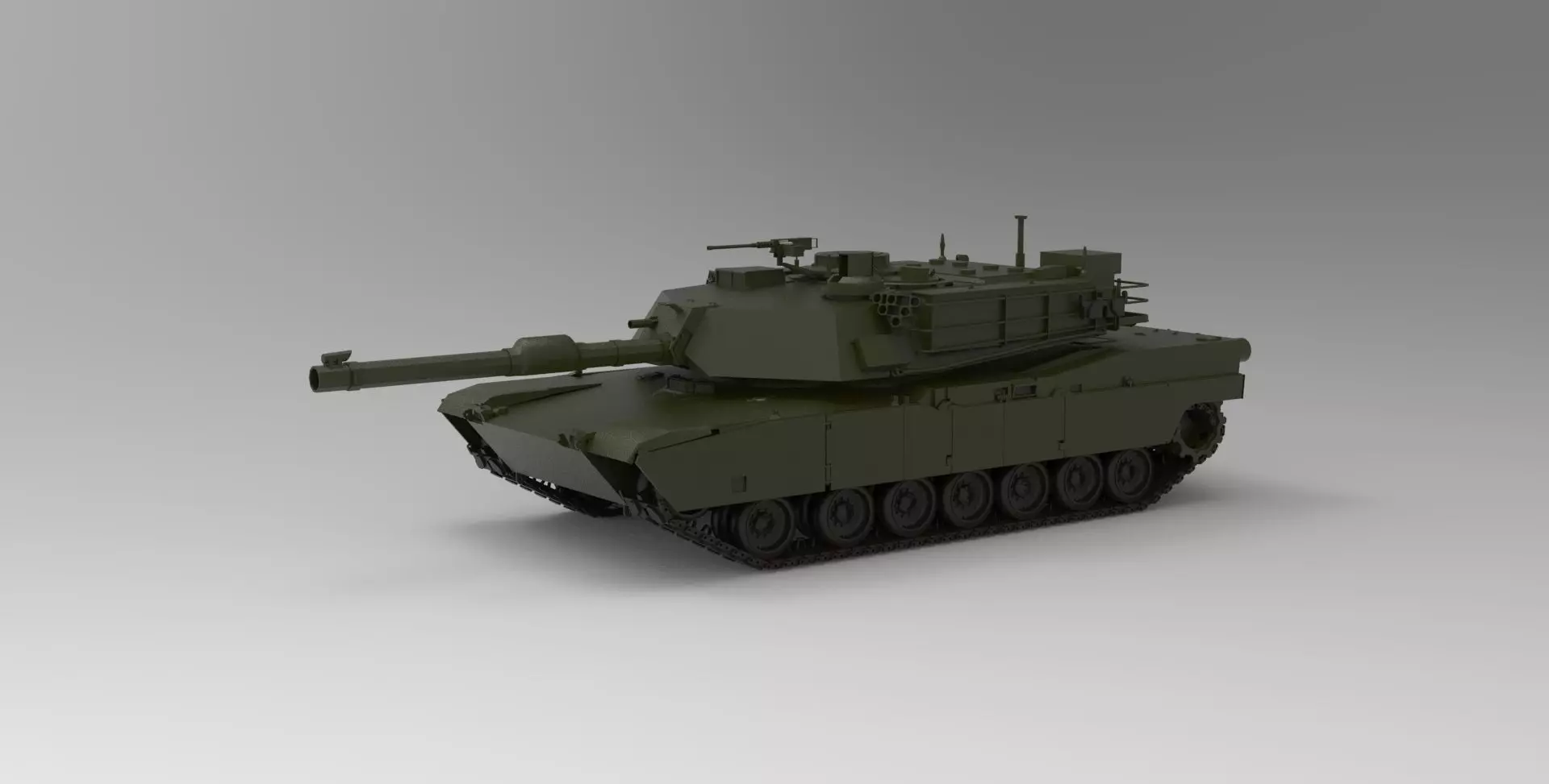 M1 Abrams Tank 3D model_0