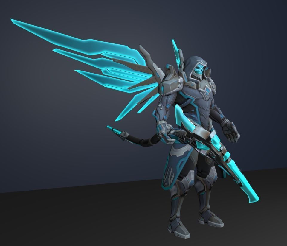 cyber scythe 3D model_3