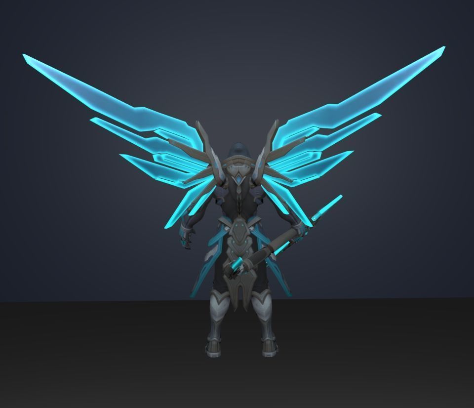 cyber scythe 3D model_4