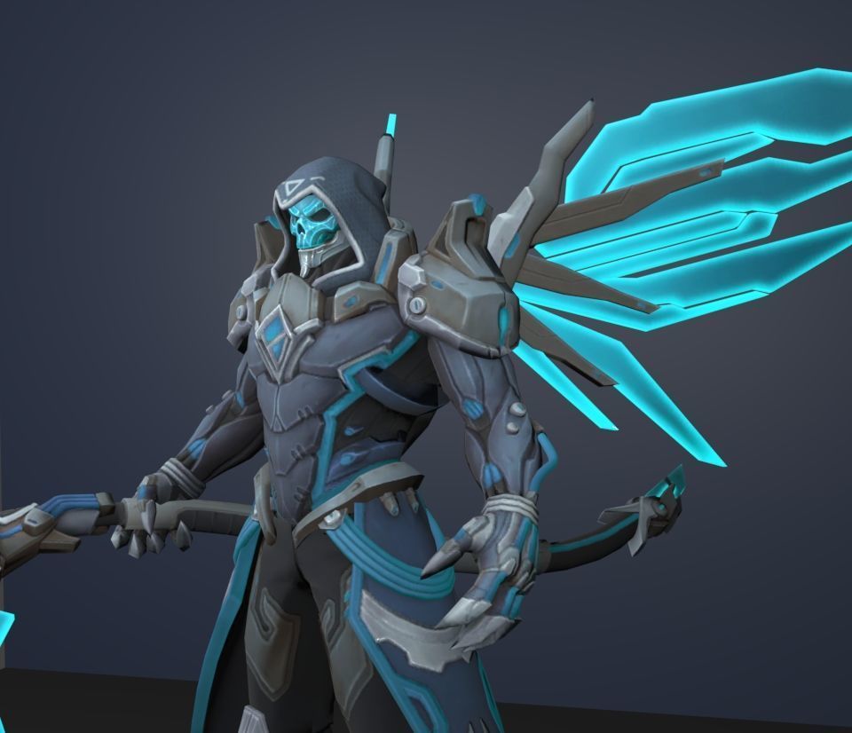 cyber scythe 3D model_2