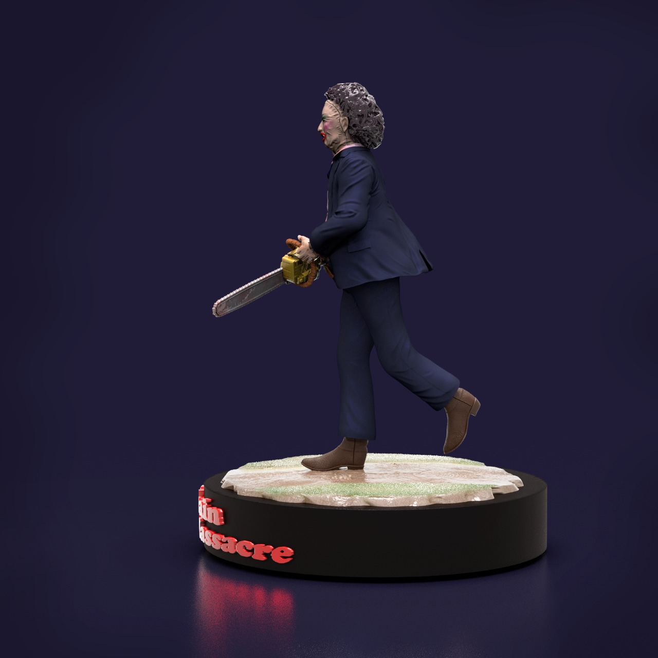 Leatherface 3D print model_2