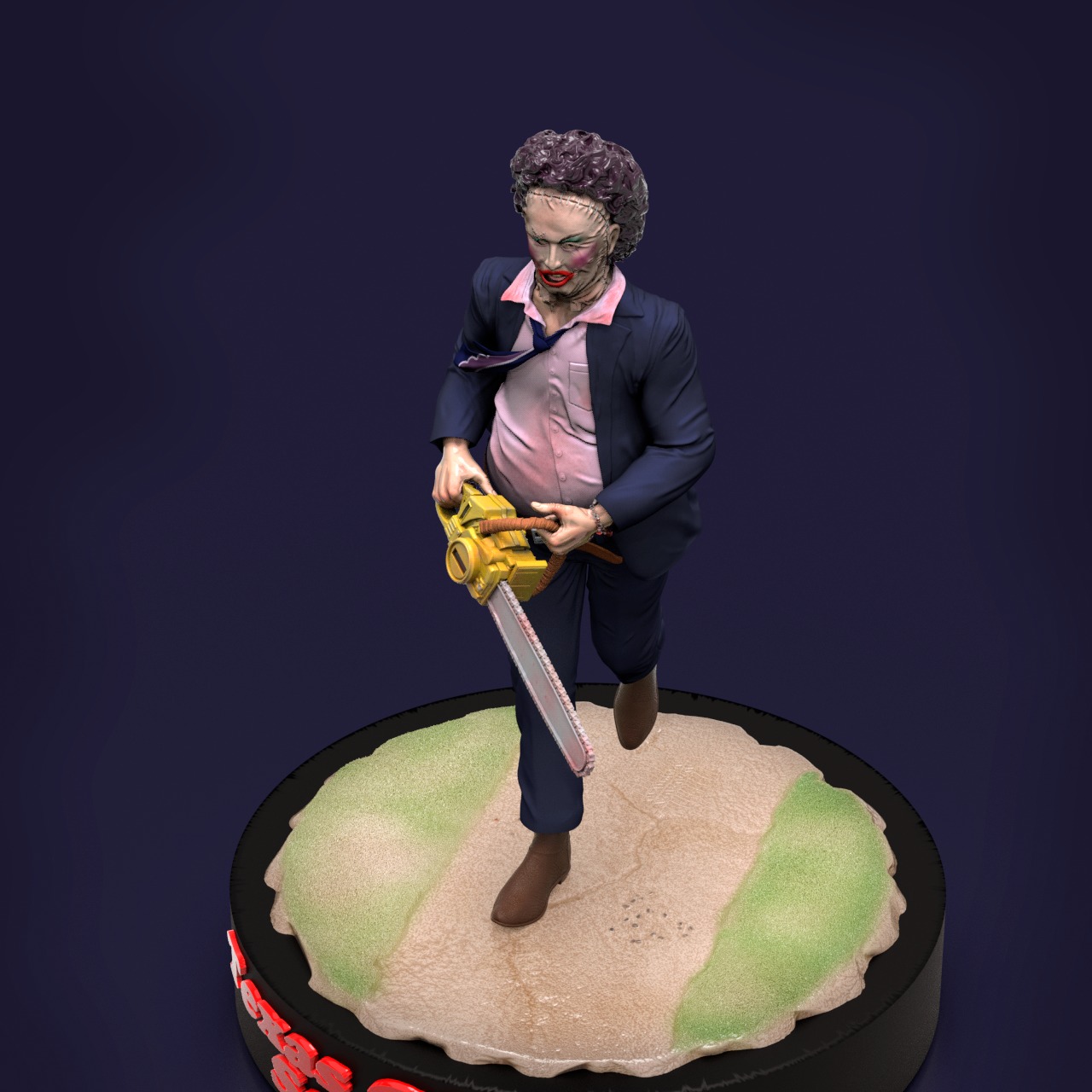 Leatherface 3D print model_9