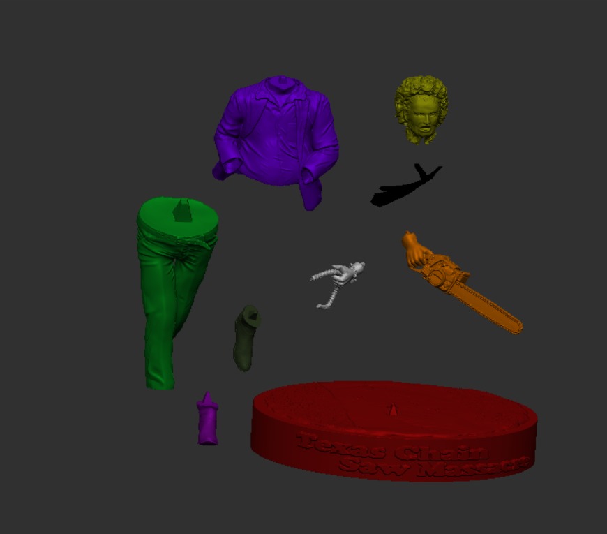 Leatherface 3D print model_12