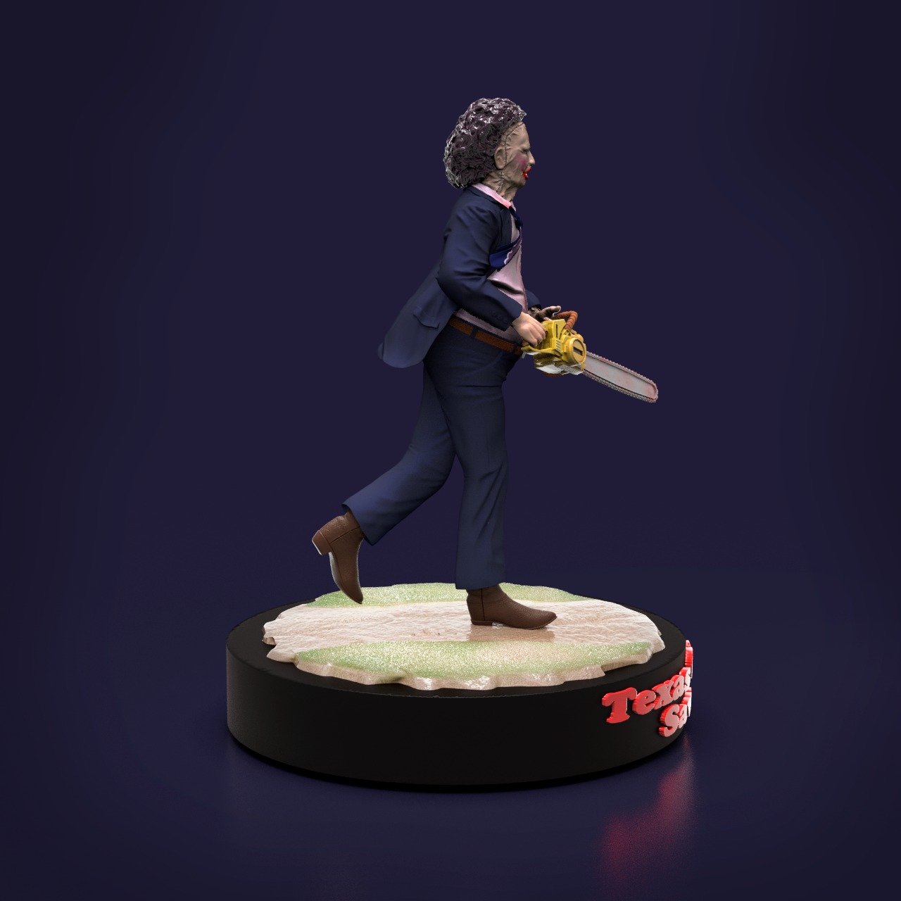 Leatherface 3D print model_4