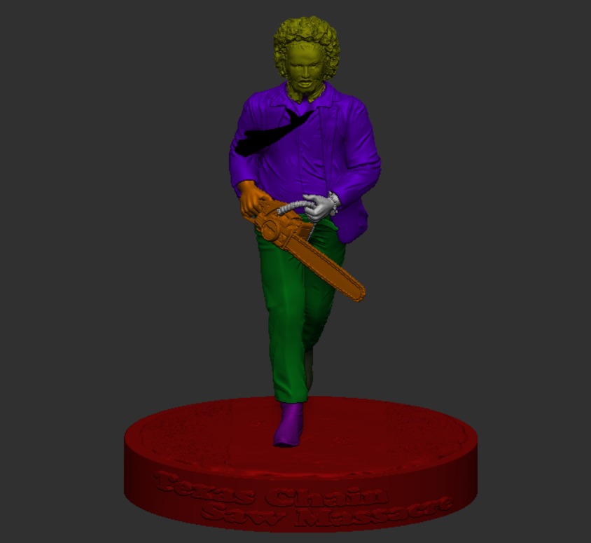 Leatherface 3D print model_11