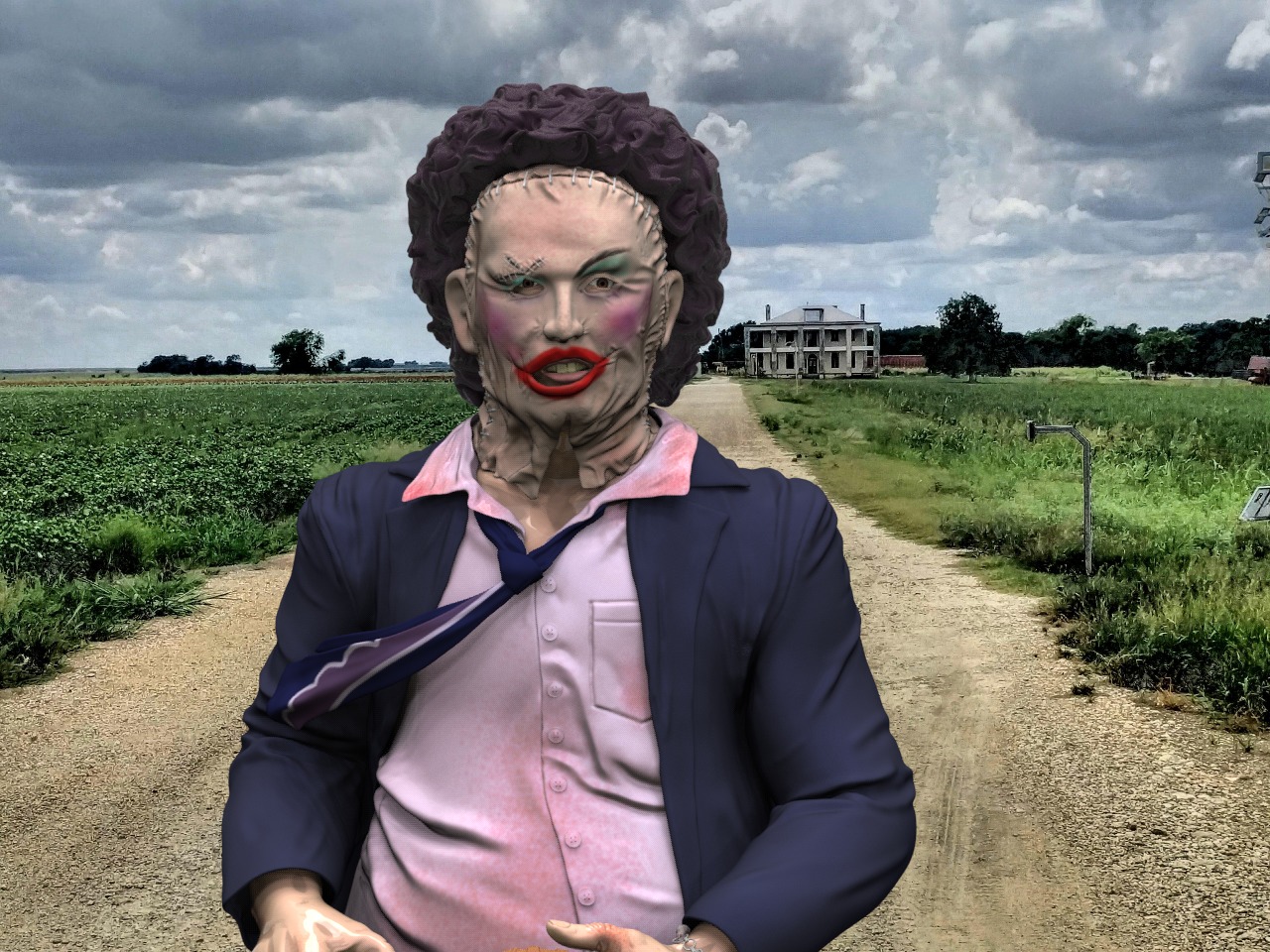 Leatherface 3D print model_6