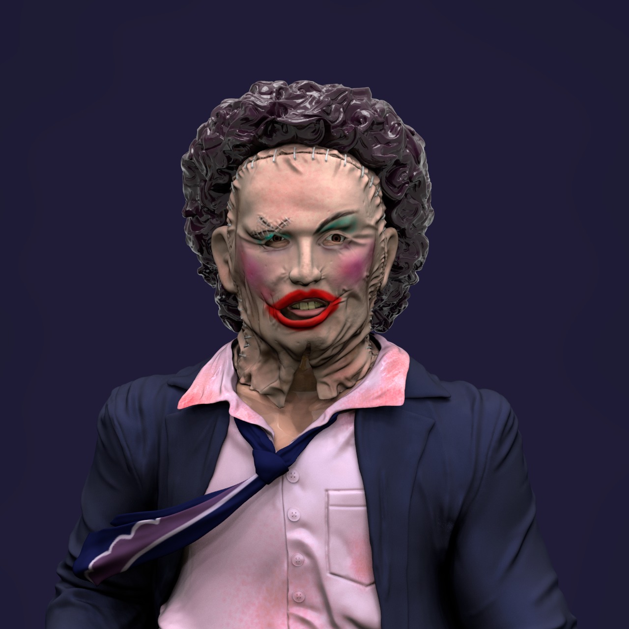 Leatherface 3D print model_5