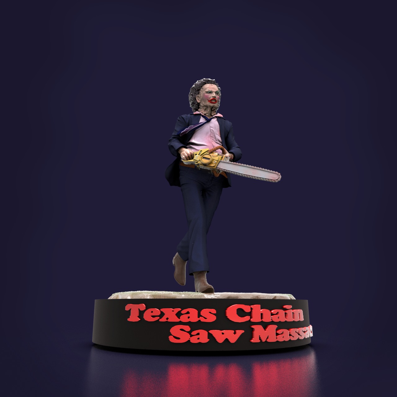 Leatherface 3D print model_10