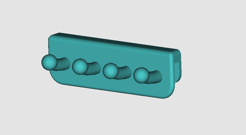 portable towel holder 3D print model_2