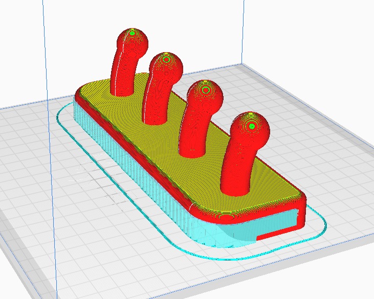 portable towel holder 3D print model_5