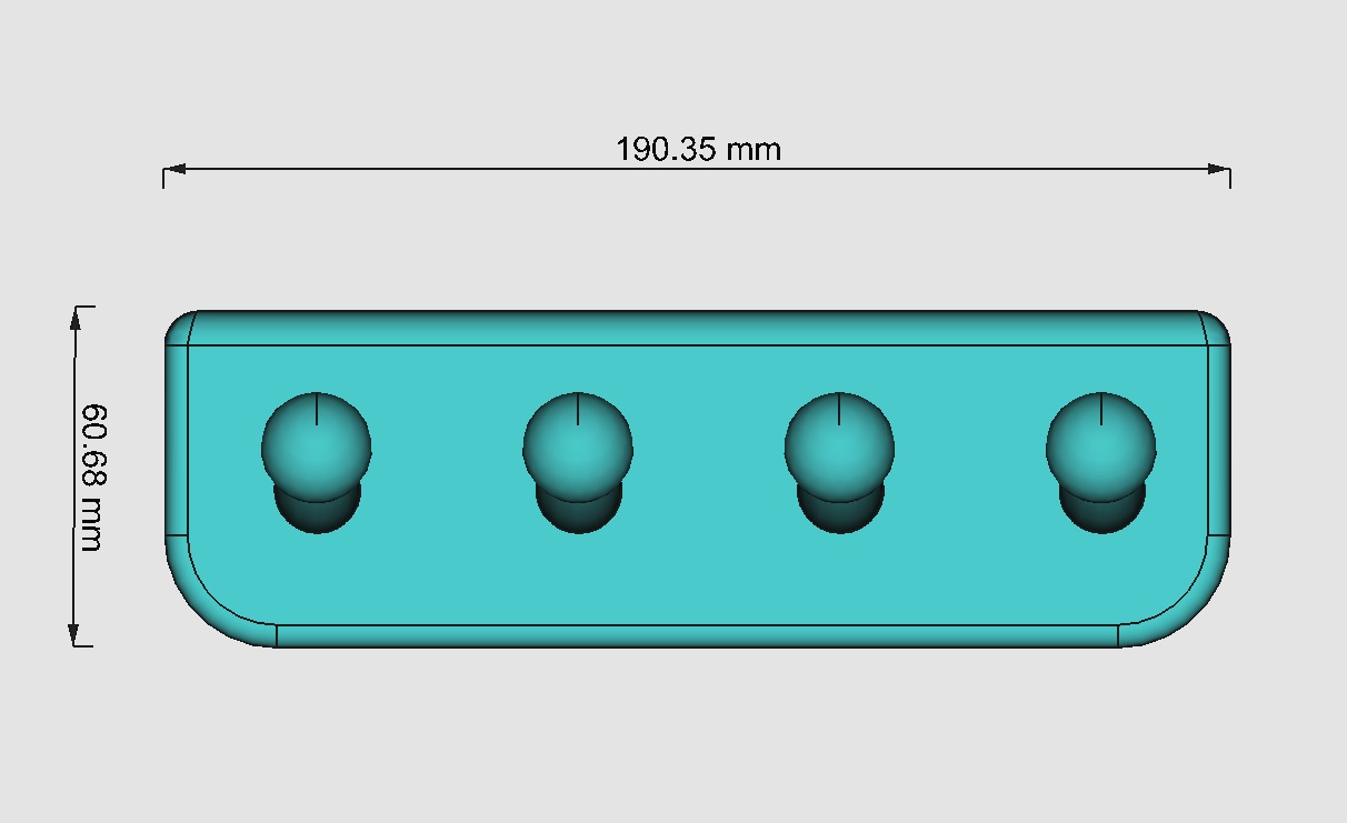 portable towel holder 3D print model_3