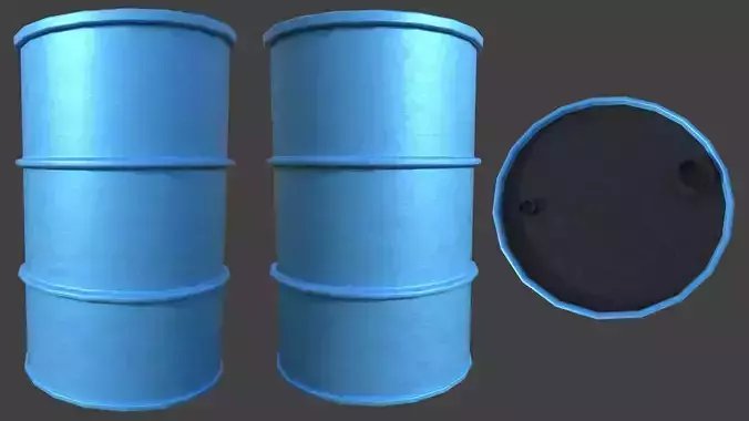 Blue Barrel