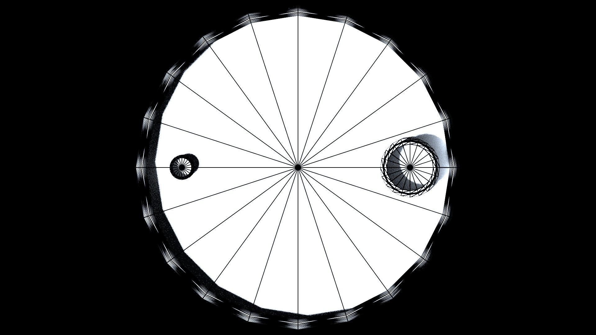 Blue Barrel Low-poly 3D model_4