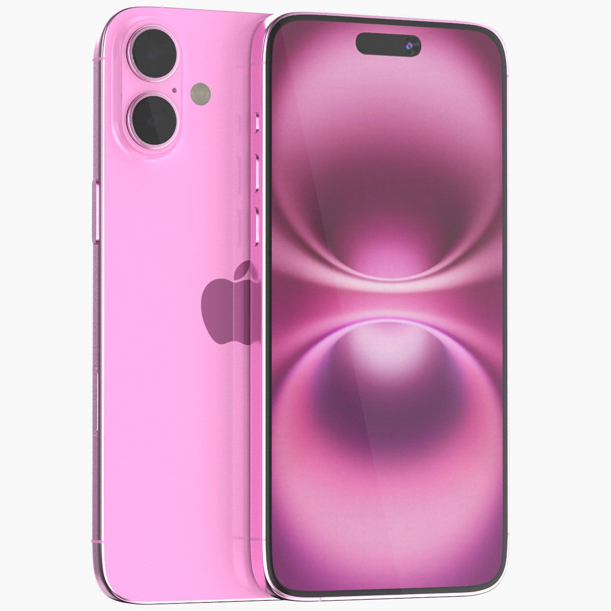 Apple iPhone 16 plus All colors 3D model_45