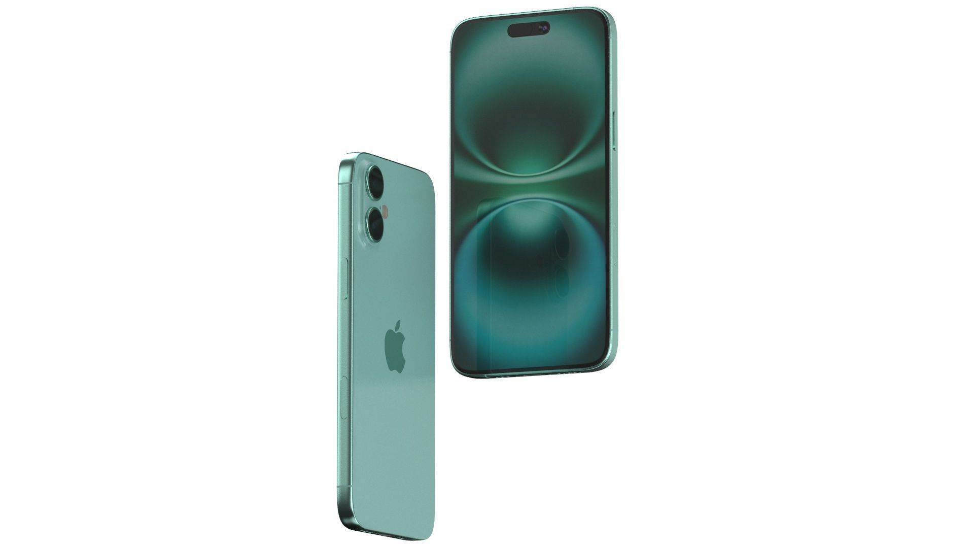 Apple iPhone 16 plus All colors 3D model_16