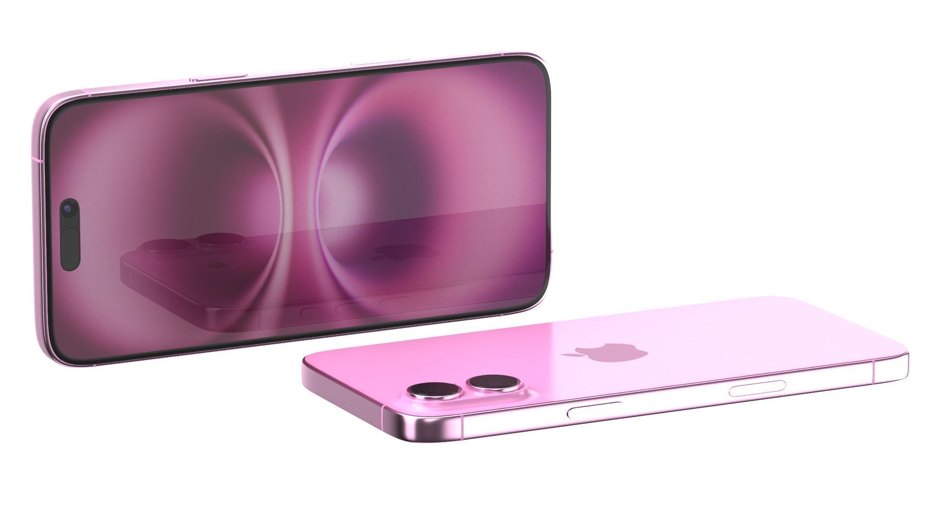 Apple iPhone 16 plus All colors 3D model_48