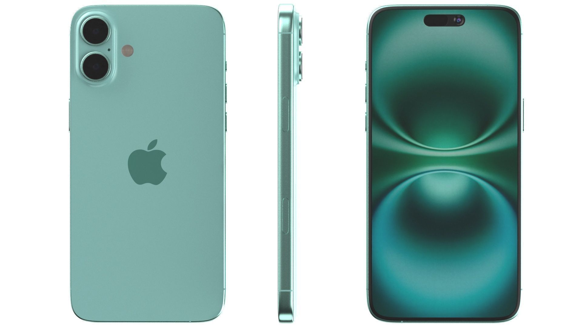 Apple iPhone 16 plus All colors 3D model_13