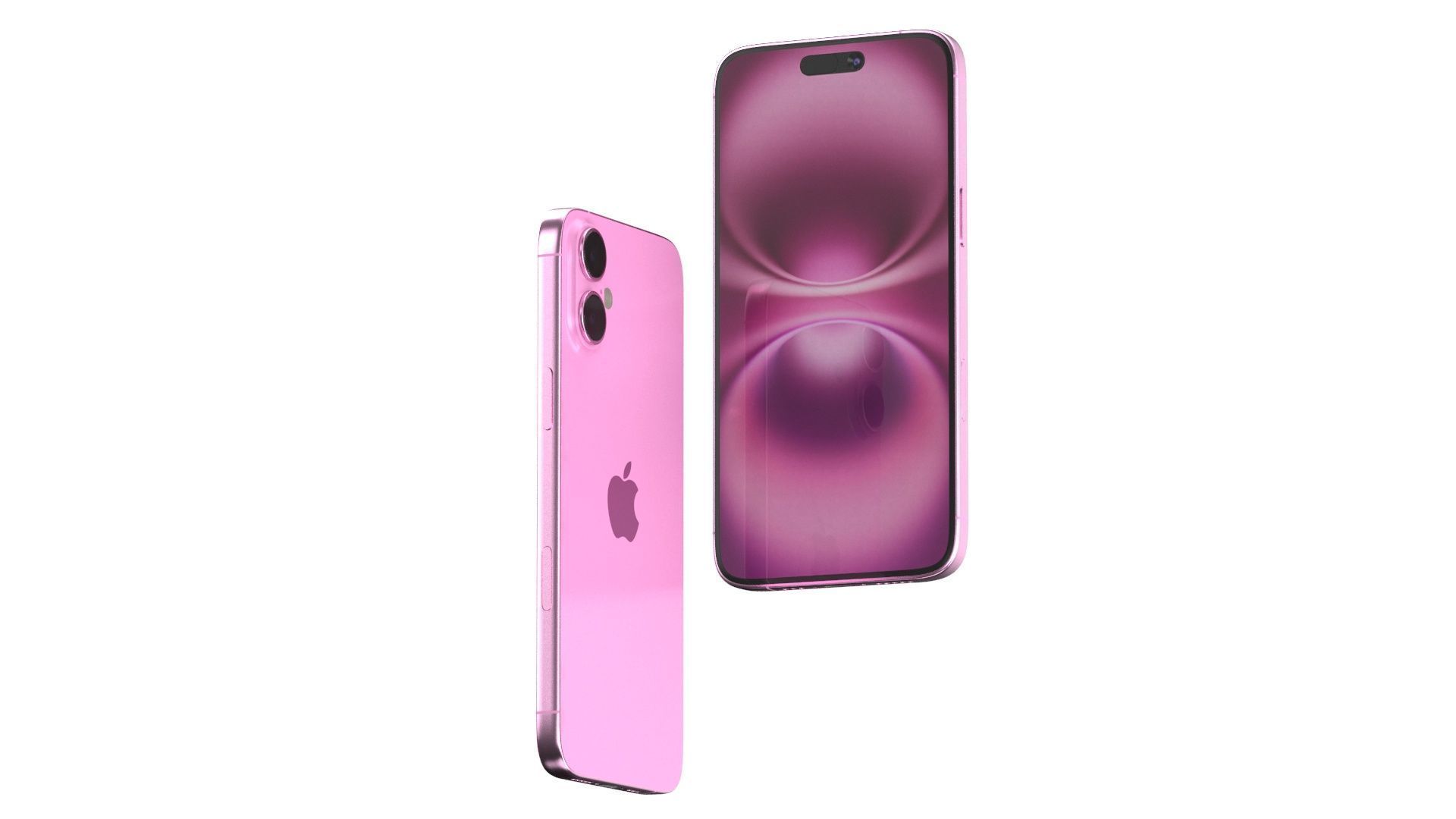 Apple iPhone 16 plus All colors 3D model_49