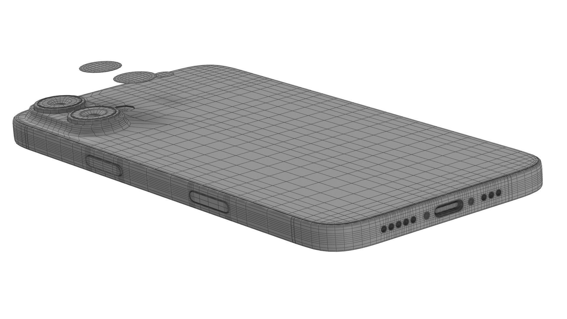 Apple iPhone 16 plus All colors 3D model_62