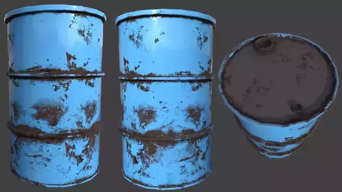 Barrel Blue Damage