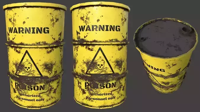 Barrel Yellow Damage Signal