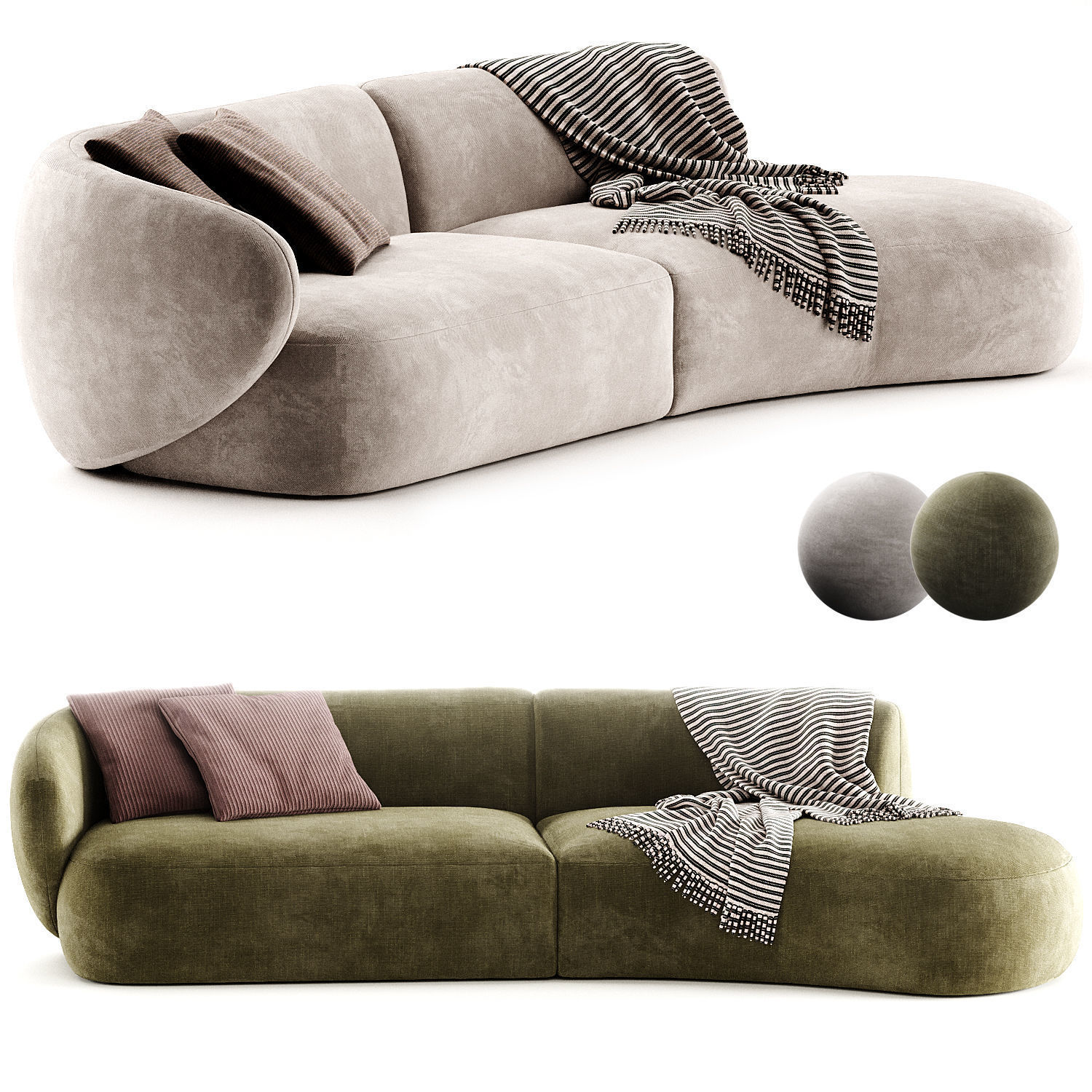 SWELL Sofa 3D model_2