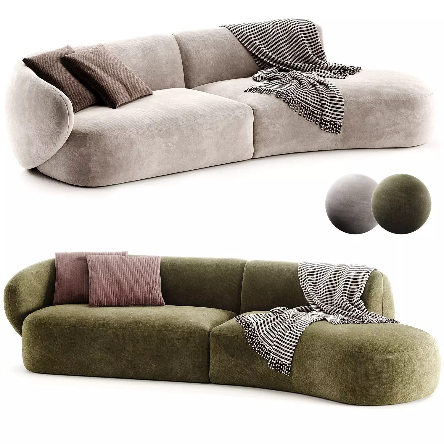 SWELL Sofa 3D model_0