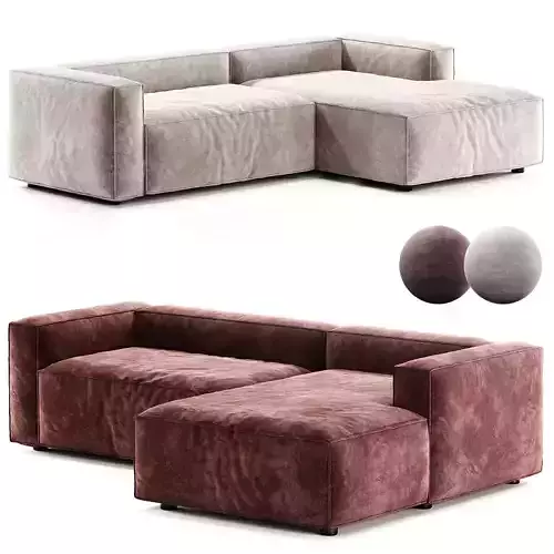 Sofa Blok 3D model