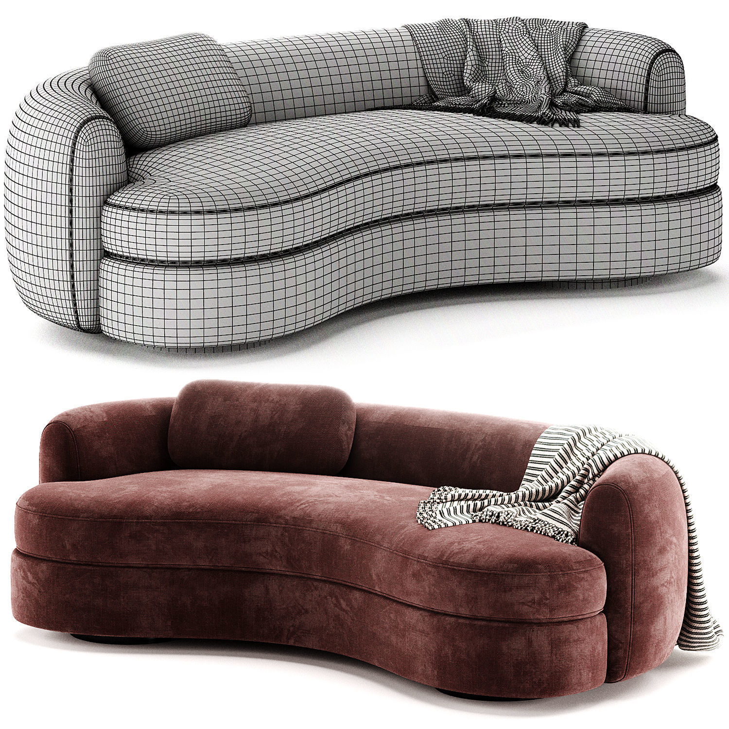 SENNEN CURVED SOFA 3D model_4
