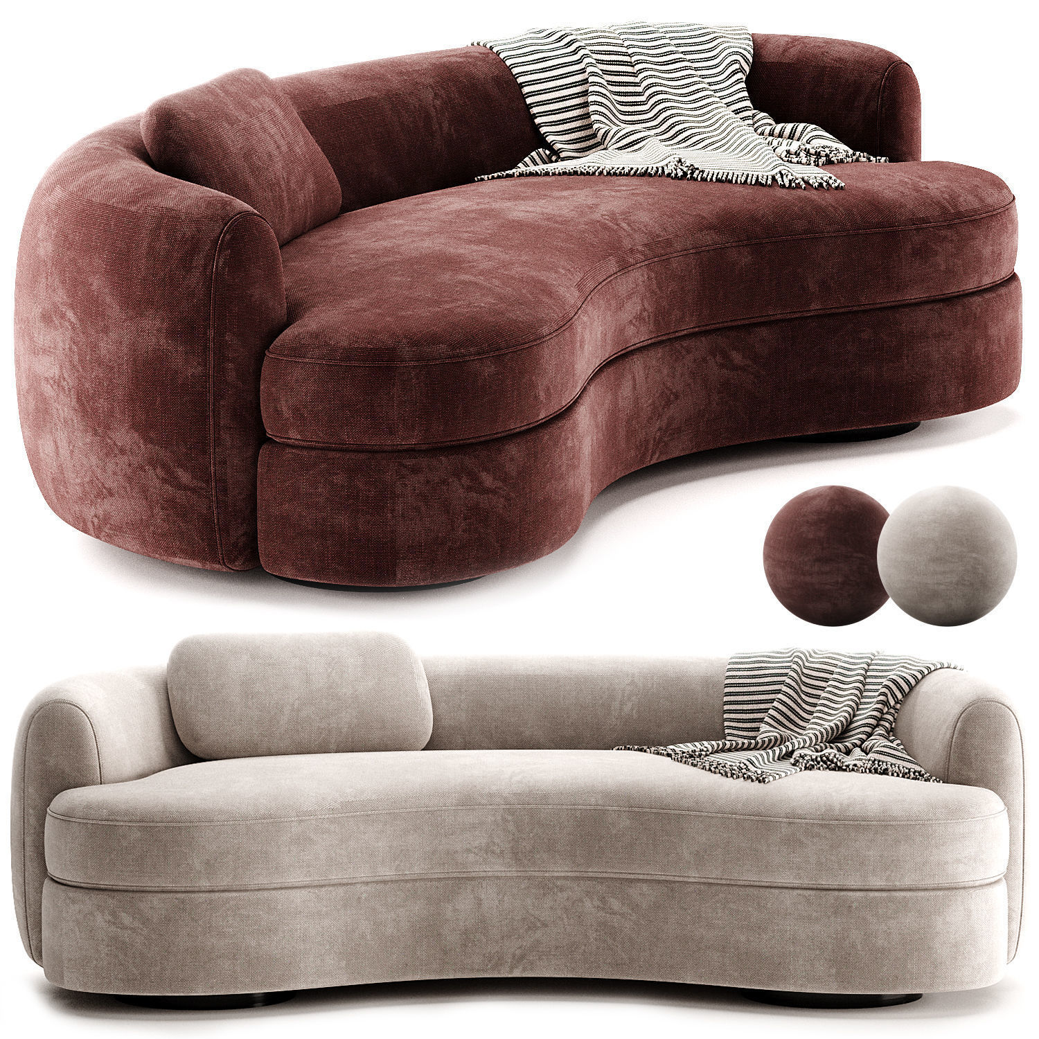 SENNEN CURVED SOFA 3D model_3