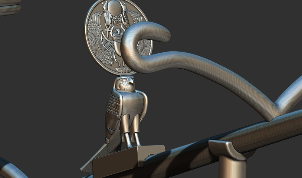 War Chariot of King Tutankhamun 3d printable model 3D print model_11